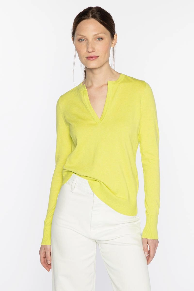 Splitneck Crew Layered Style Wear