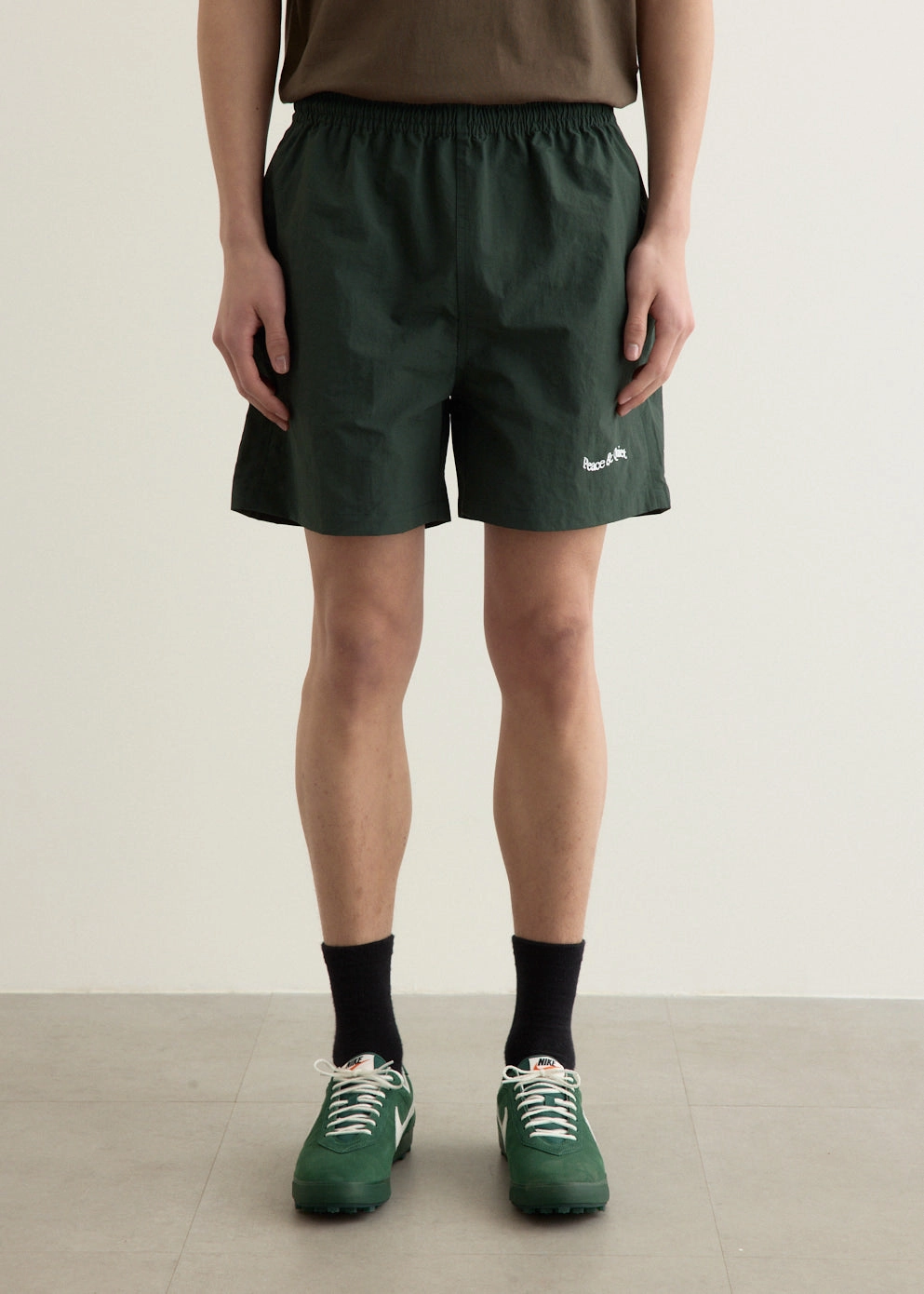 Ergonomic Panel Design Wordmark Nylon Short