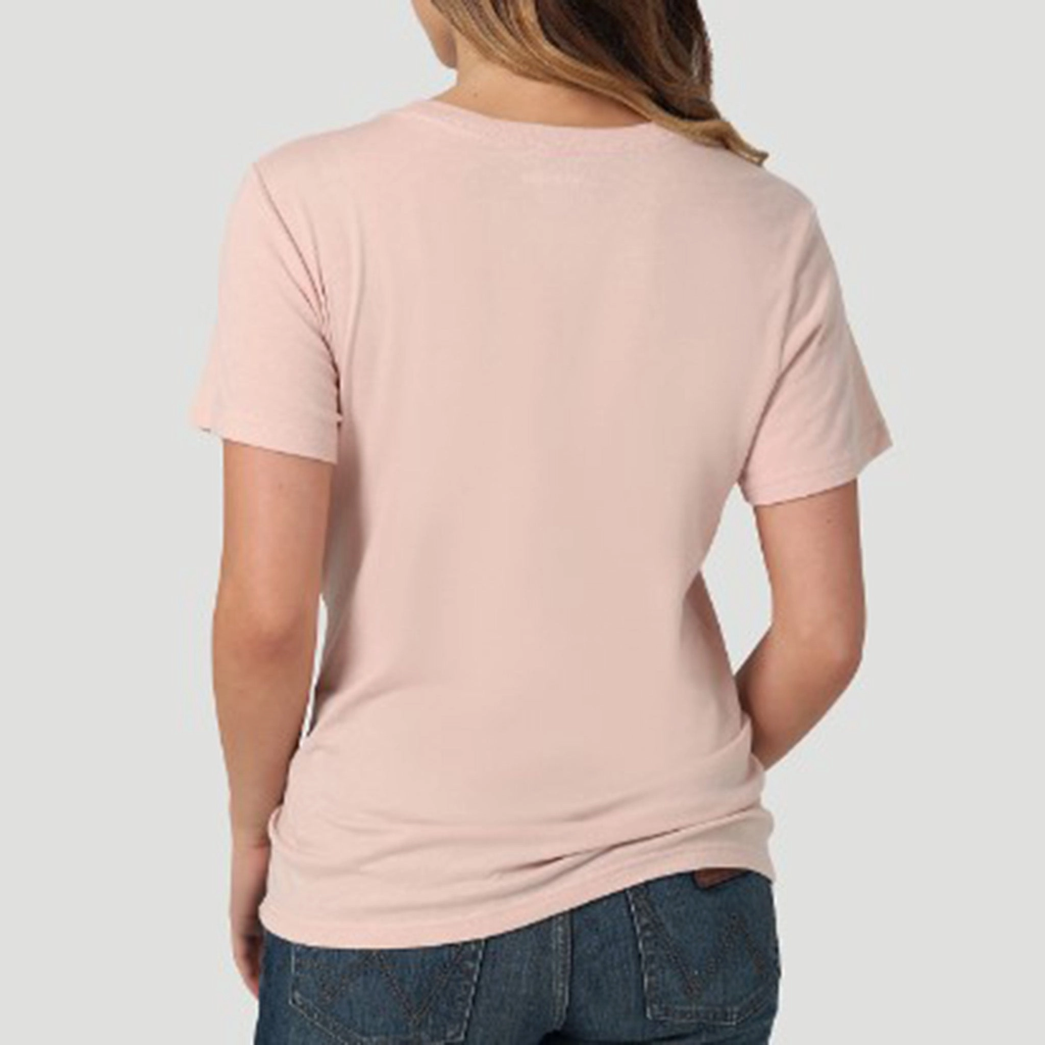 Wrangler Women's Peach OTRA T-Shirt Convertible Style