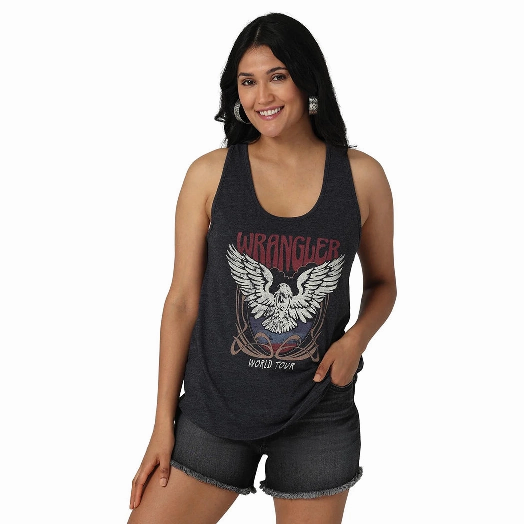 Wrangler Womens Eagle Tank Reversible Layering Tech TemperatureRegulating