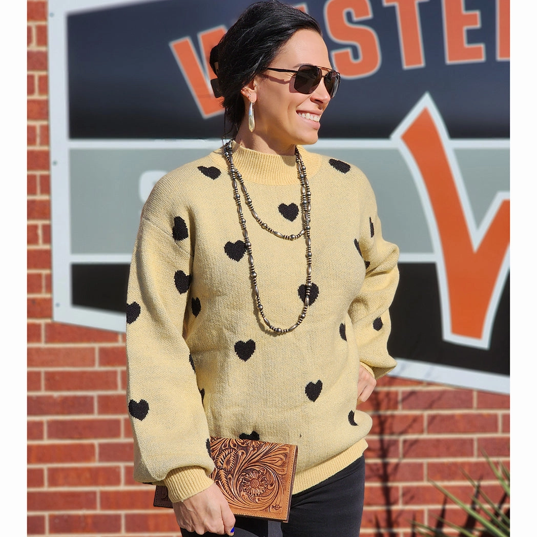 PreShrunkFabric Miss Sparkling Women's Heart Sweater