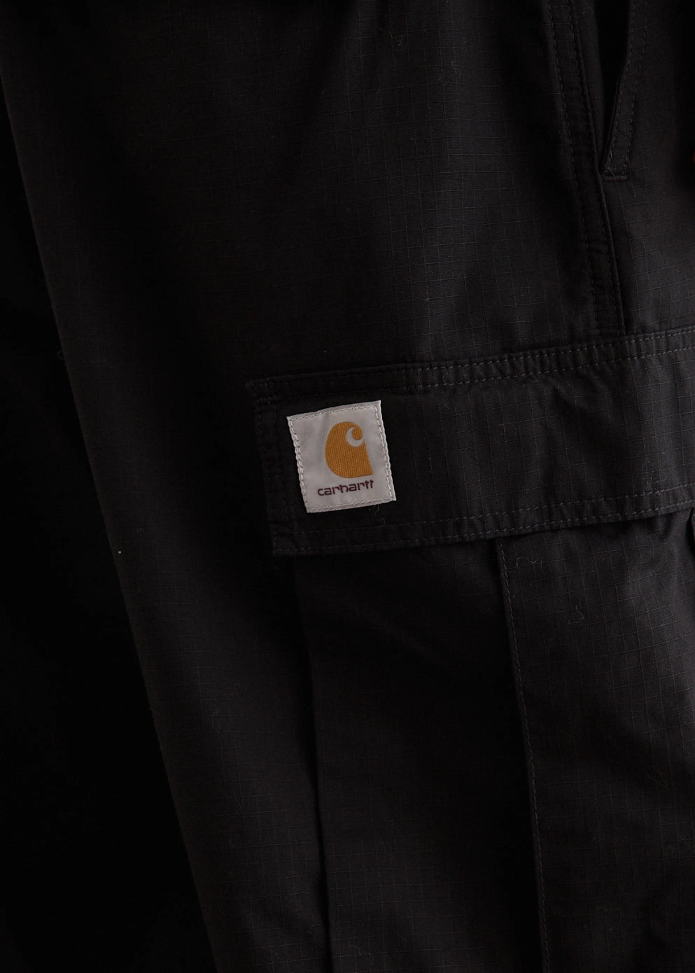 DoubleLayeredHem Jet Cargo Pants