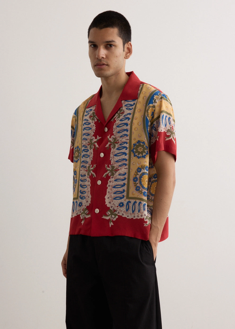 Bricolage Short Sleeve Shirt Cozy Fit All-Purpose Wear