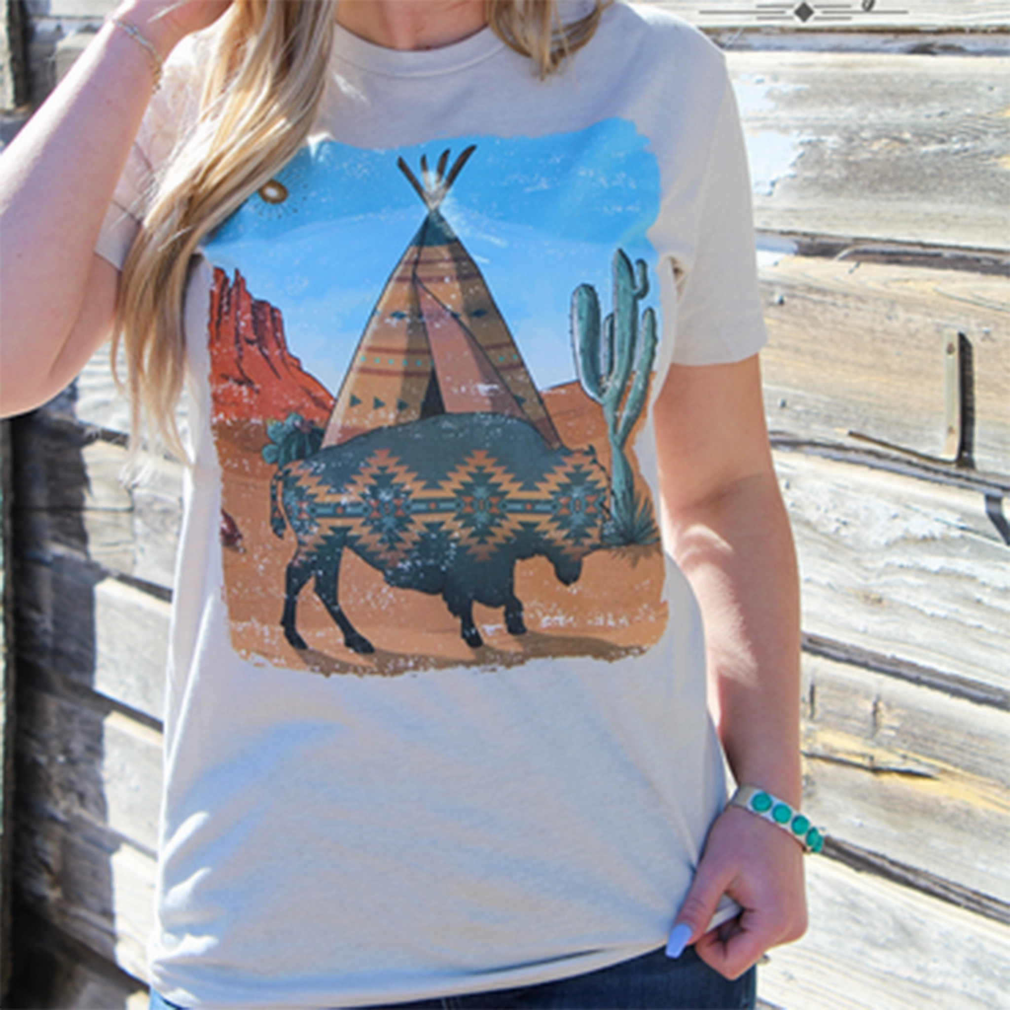 Buffalo Bend Tee LowProfile Zipper