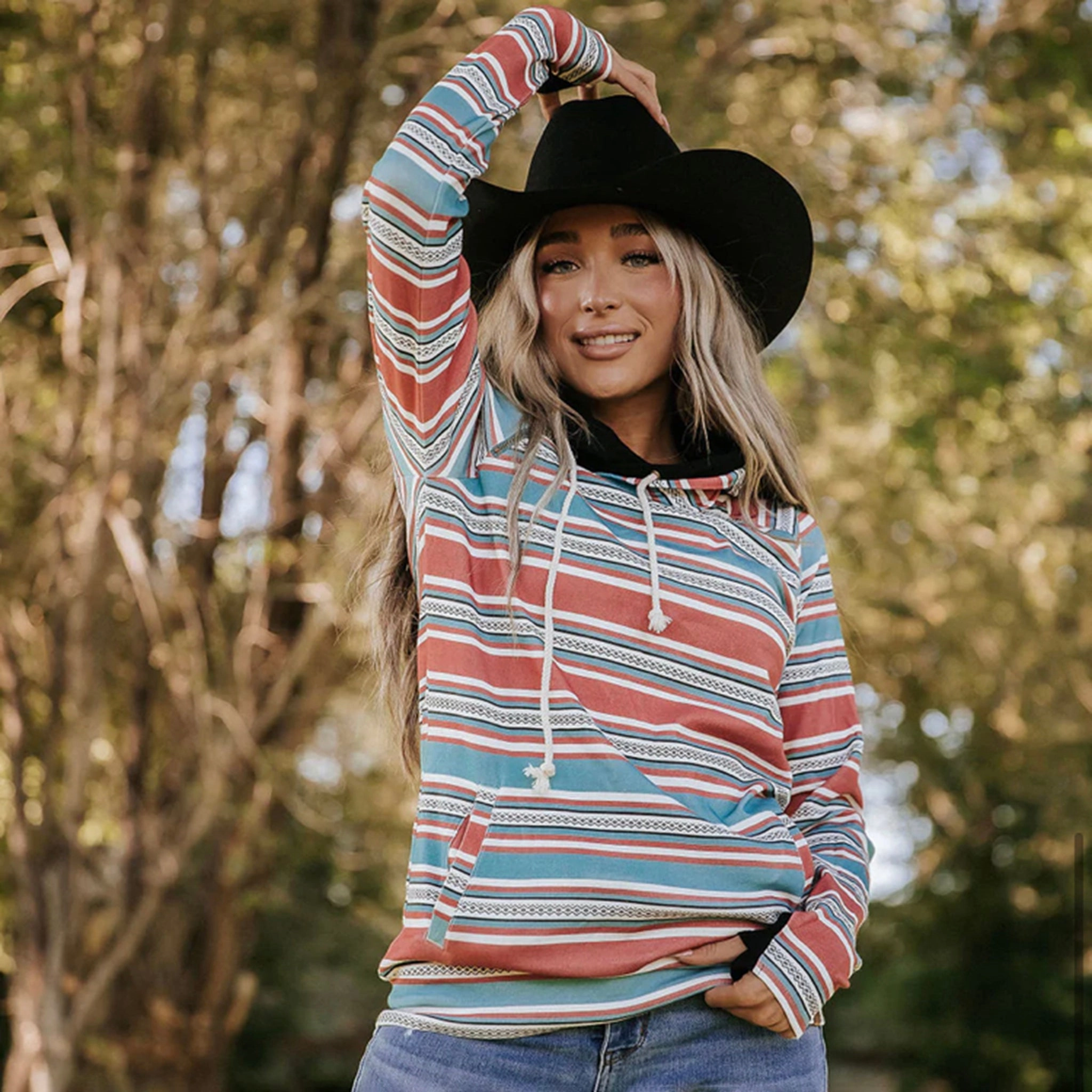 Ampersand Women's Lips Are Sealed Double Hoodie SoftshellMaterial