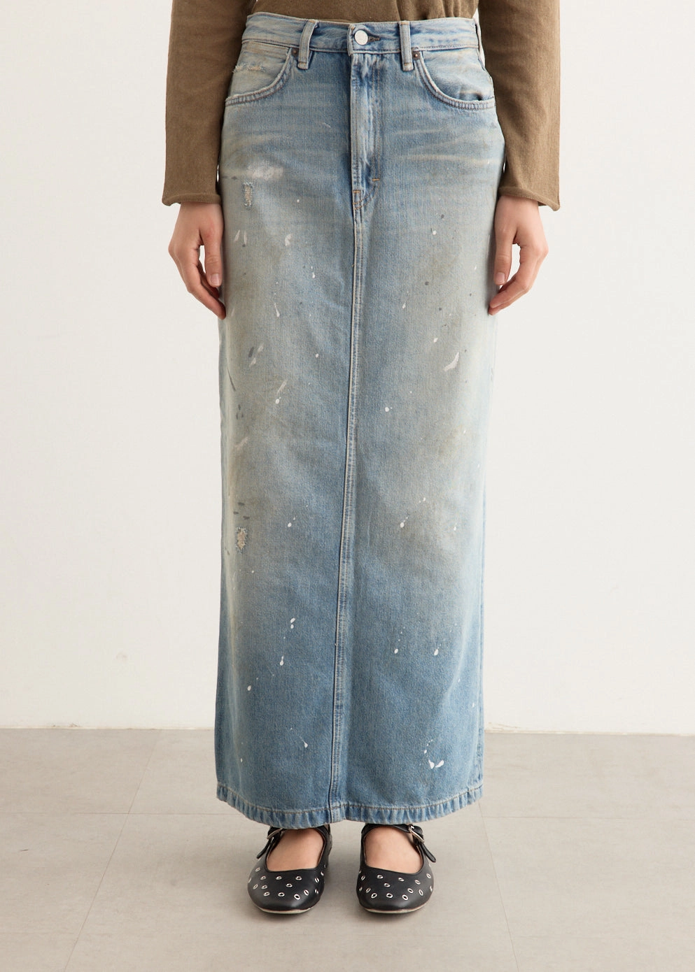 Tibby Denim Skirt Sophisticated Casual Limited Release