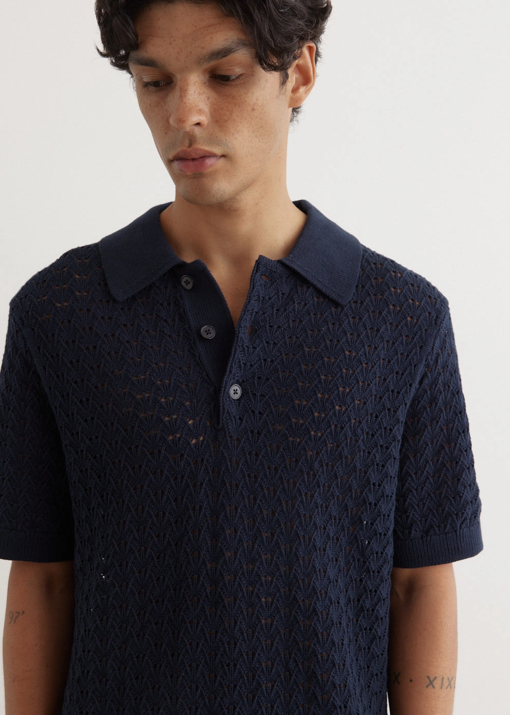 Manuel Polo Ventilated Back Panel Bold Pattern