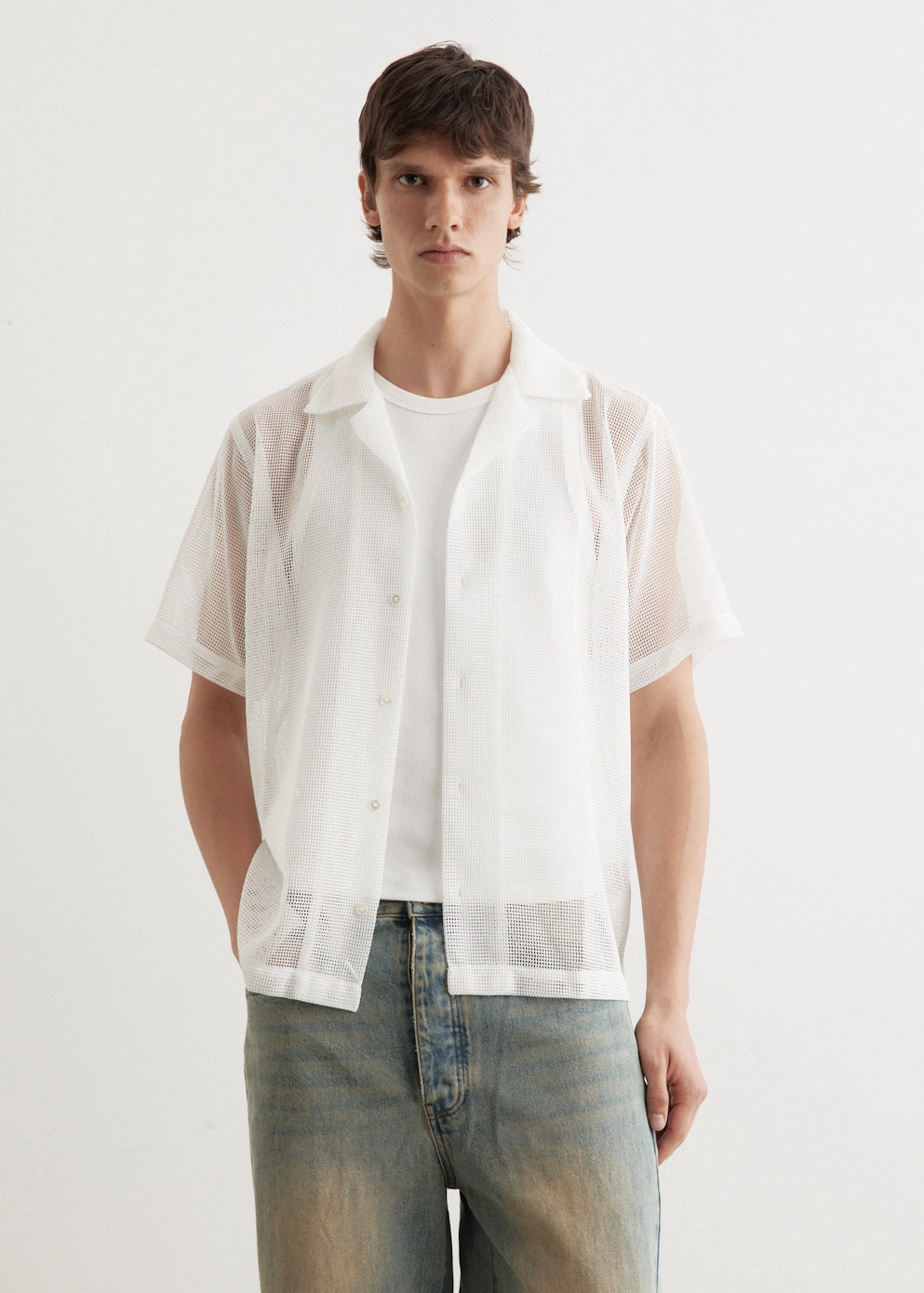 Gym Appropriate Canty Mesh Short Sleeve Shirt