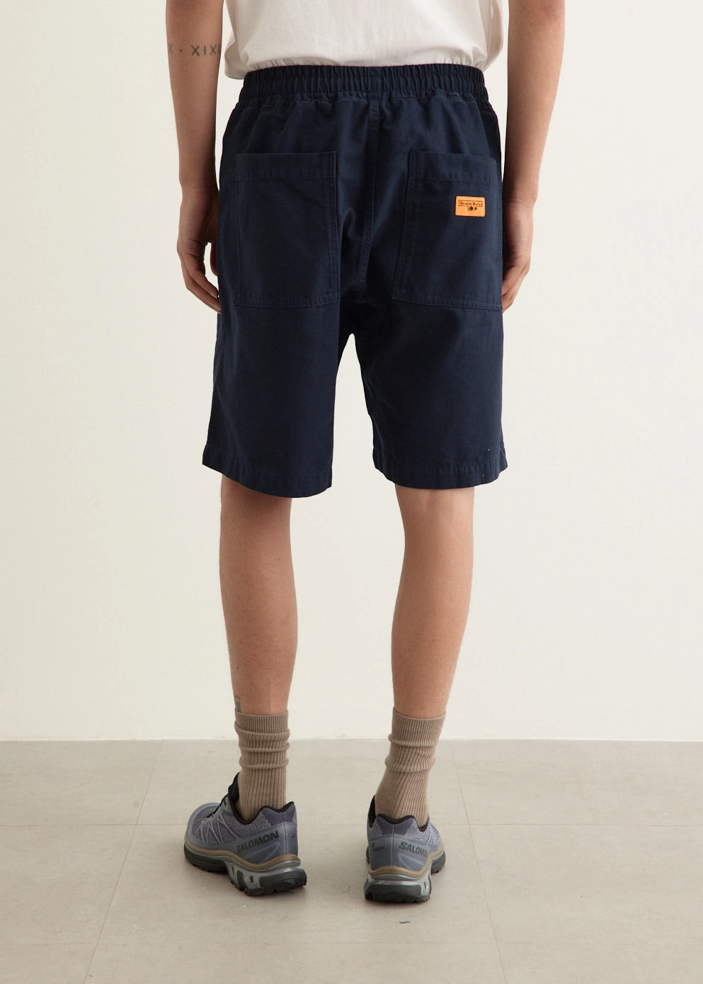 Warm Look Canvas Chef Shorts
