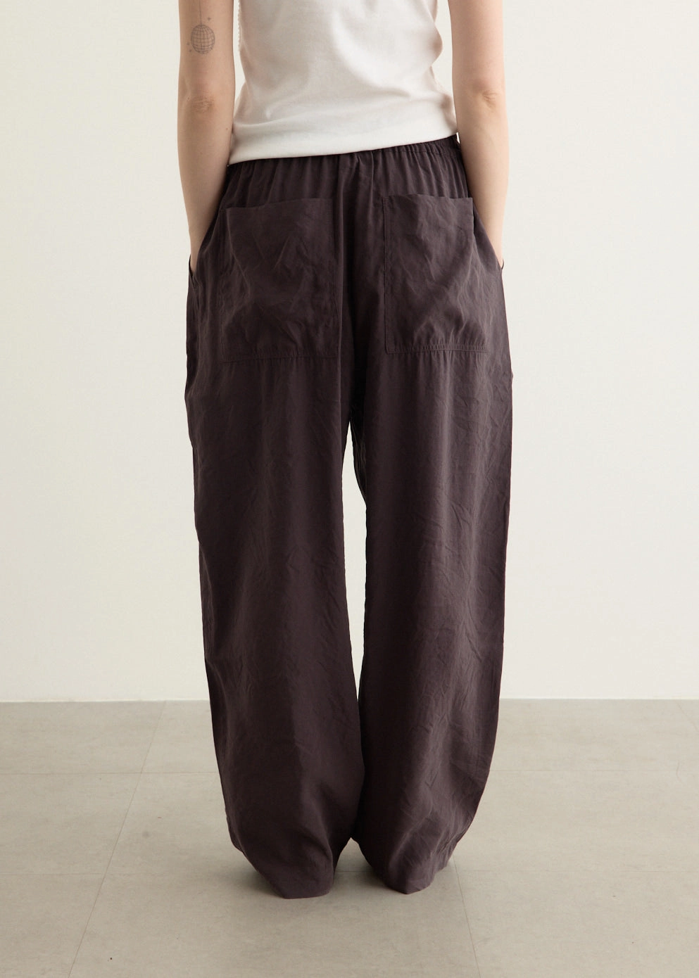 Capel Elasticated Waist Pants Lightweight Material Minimalist Design