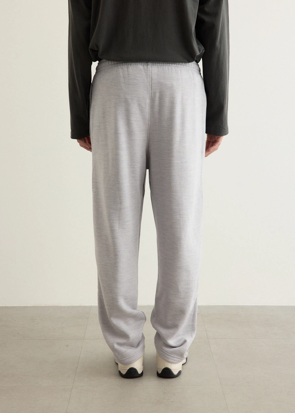 Wool Classics Open Hem Fleece Pants Comfy Fit Multi-way wear