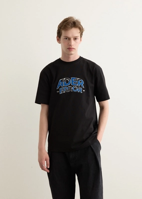 Distressed Logo T-Shirt Adjustable Hem