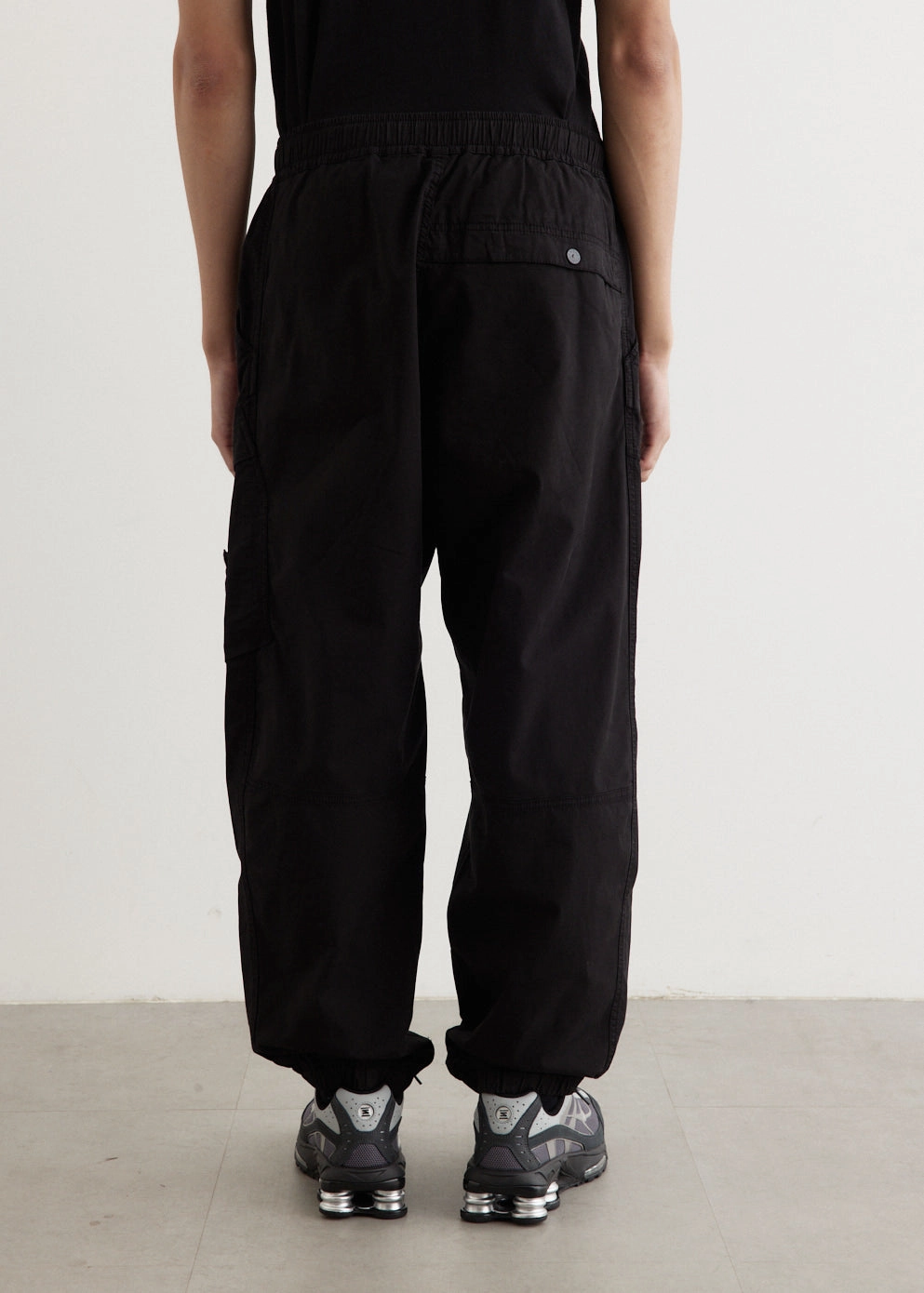 Supima Cotton Twill Cargo Pants Relaxed Comfort Wear Soft Lines
