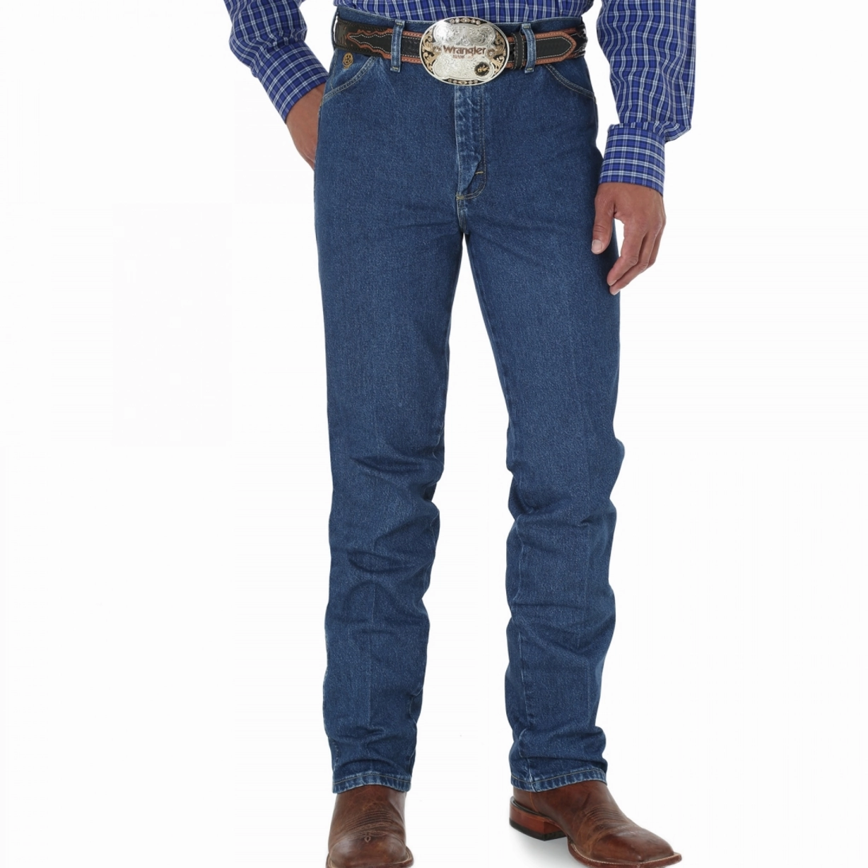 Perfect Match Unisex Wear Classic Professional Wear Wrangler George Strait Cowboy Cut Slim Fit Jeans