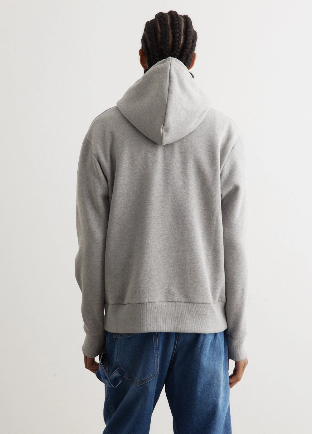 Cat Print Hoodie Textured Fabric