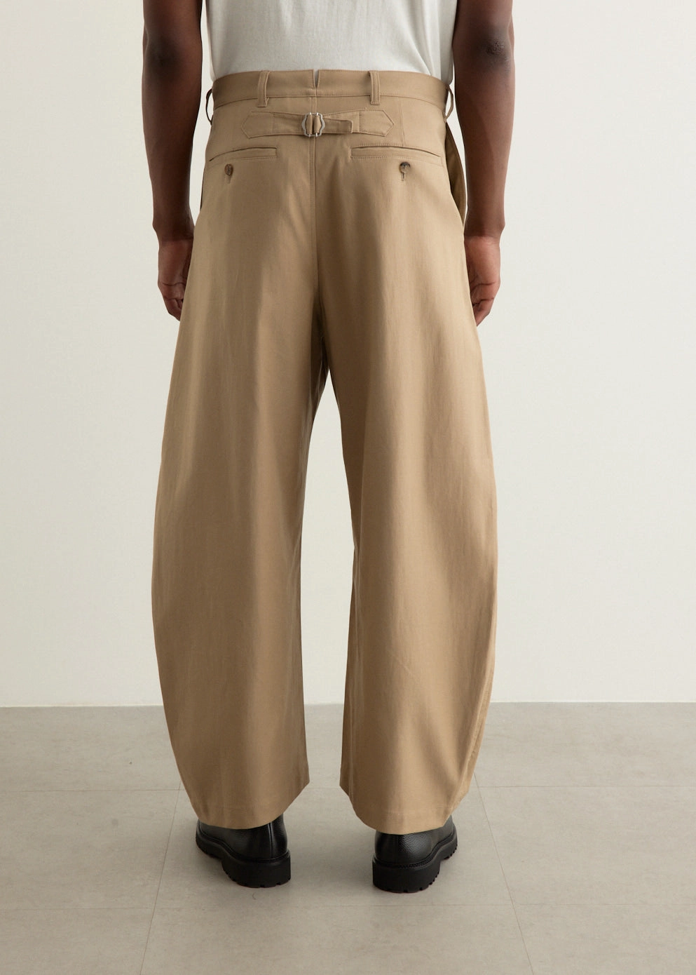 Moisture Wicking Fabric Cotton Serge Wide Pants