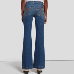 7 For All Mankind Women's NYD Dojo Trouser Always Needed Stretch Unisex Wear Classic Wear