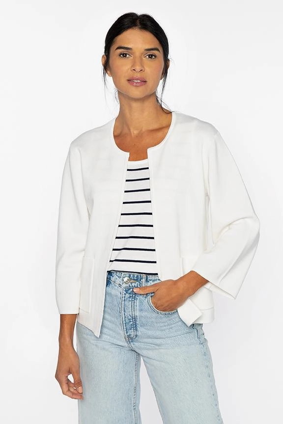 Breathable Stretch No Close Cardigan