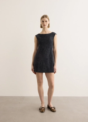 Velvet Tunic Mini Dress Pure Stitch