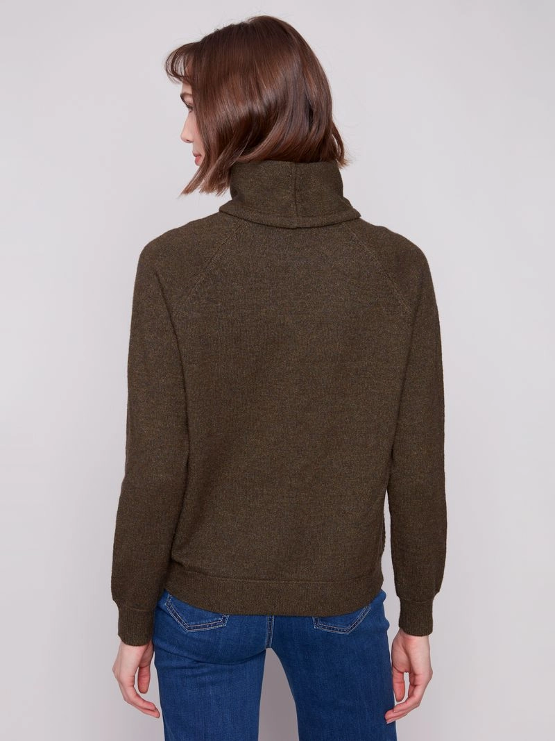 Bonded Seam Tape StretchComfortDesign Charlie B. Spruce Textured Cowl