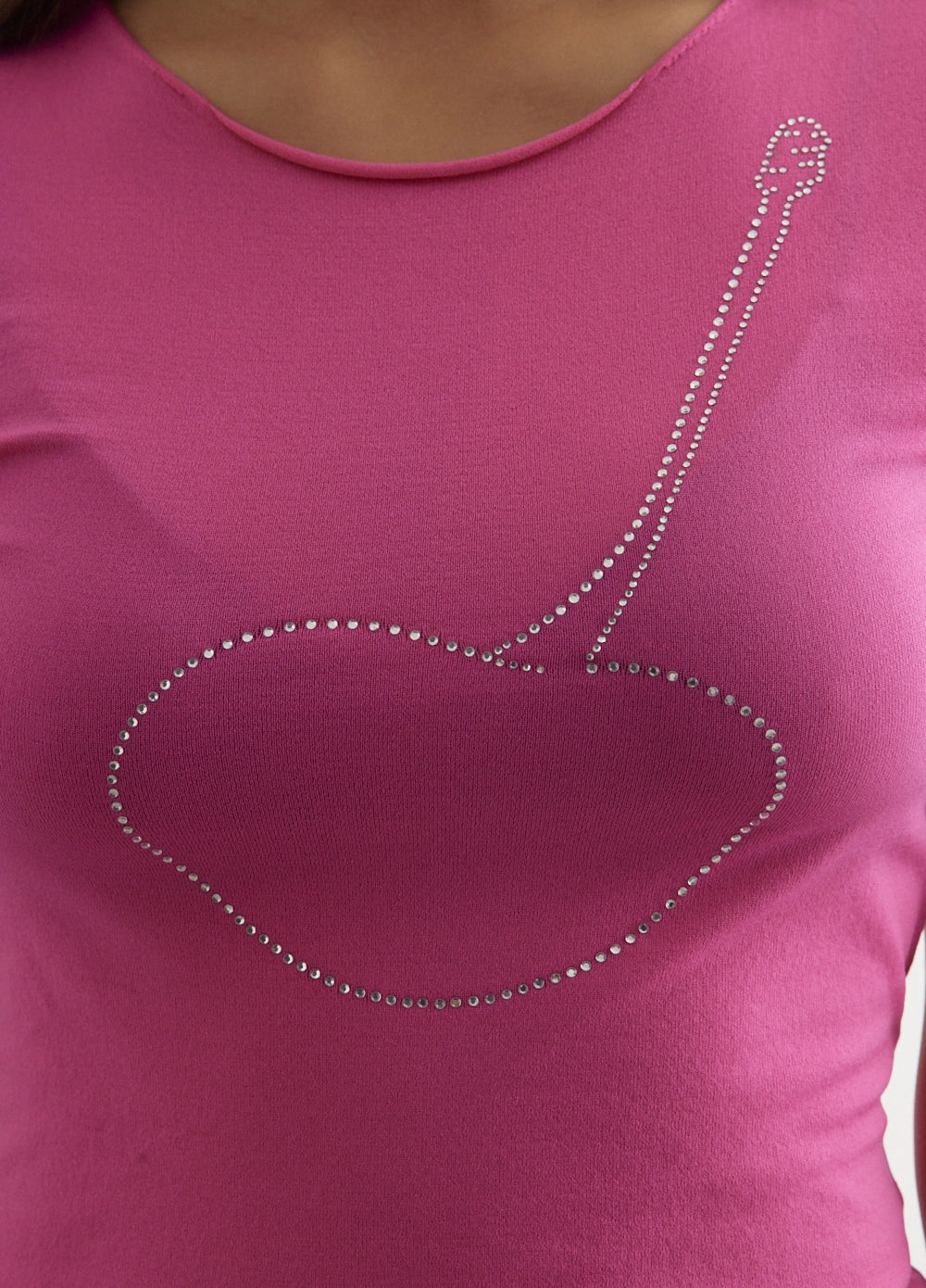 Layer-Friendly Trendy Cherry Brillo Top