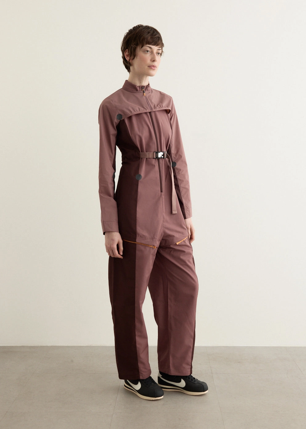 ISPA Adapt Mod Flight Suit Silky-Feel Satin Fabric