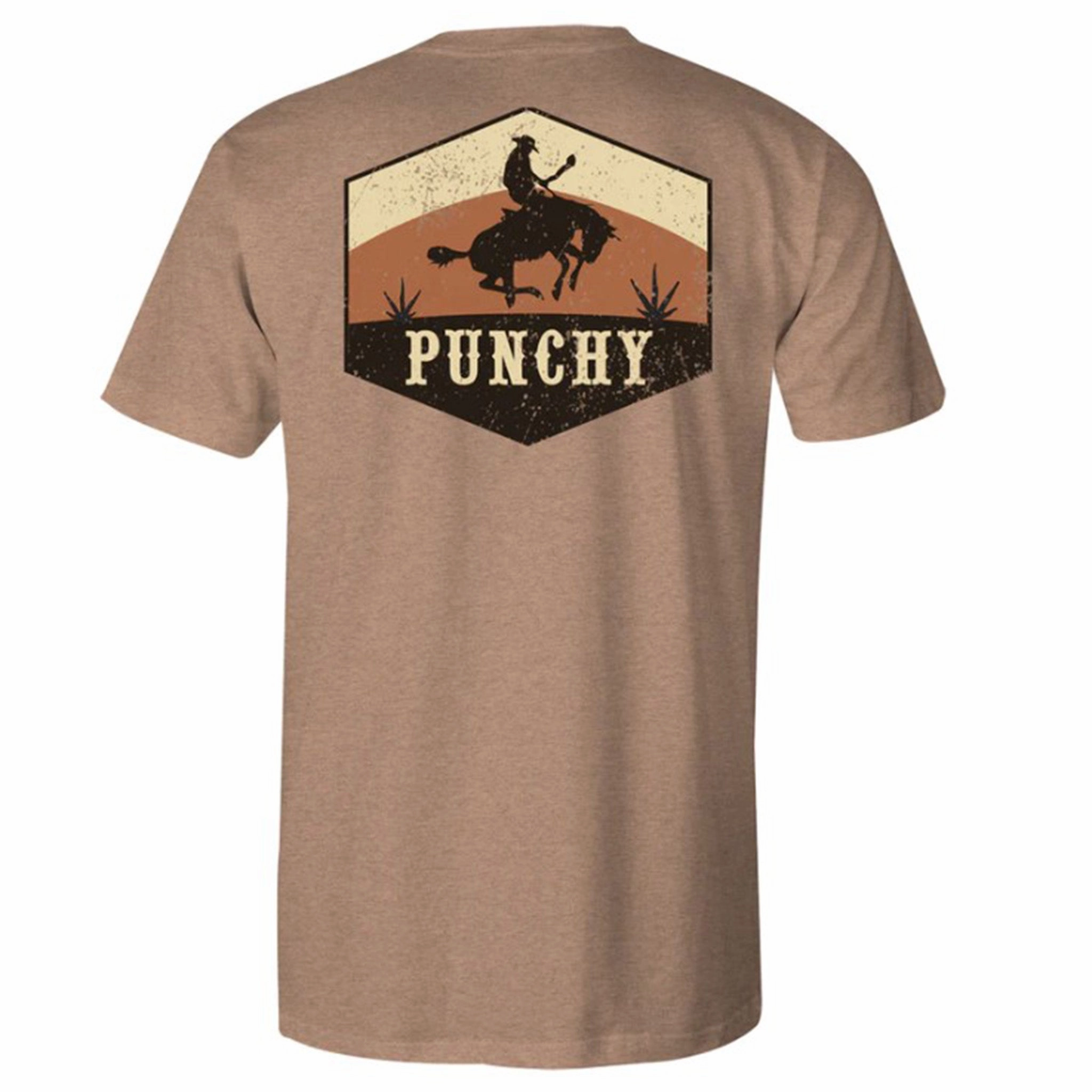 Hooey Men's Sienna Heather Punchy T-Shirt Lightweight Layers Durable Button Closures