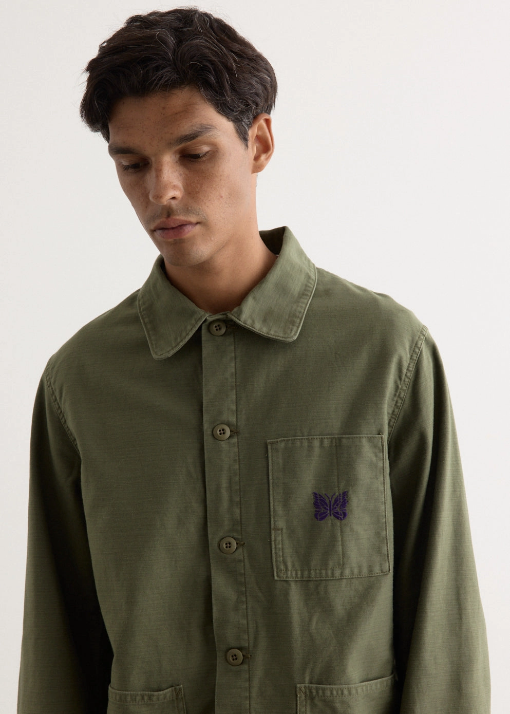 D.N. Coverall Reinforced Collar Structure Water Repellent Coating