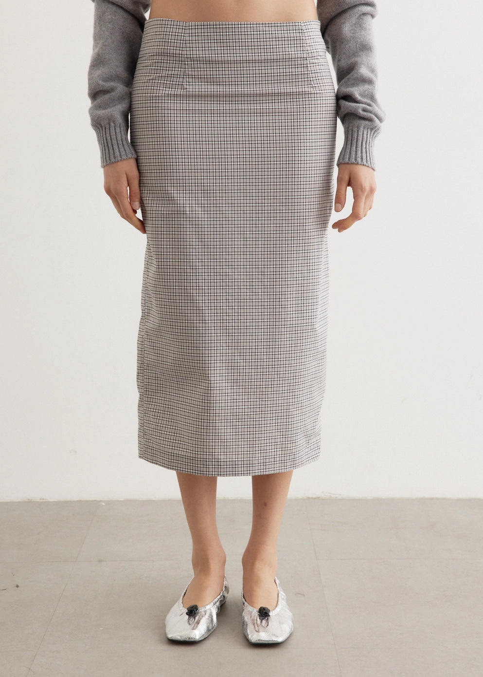 Floor Length Flexible Waistband Chicago Midi Skirt