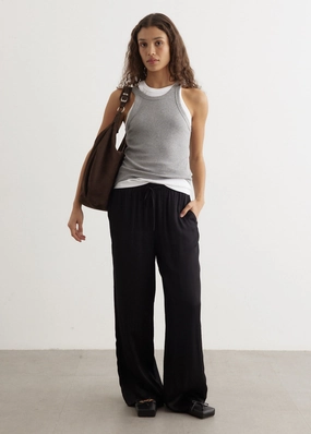 Seasonless wear Riviera Satin Pants