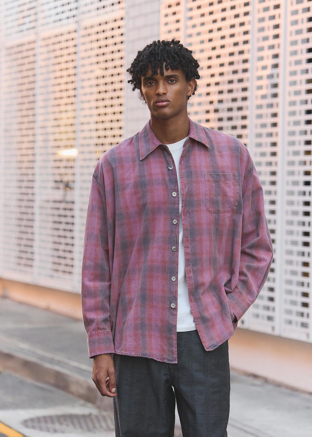 contrast Sophisticated Casual Boxer T-Shirt