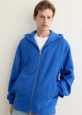 Circle Fleece Zip Hoodie Breathable Look Essential Fashion