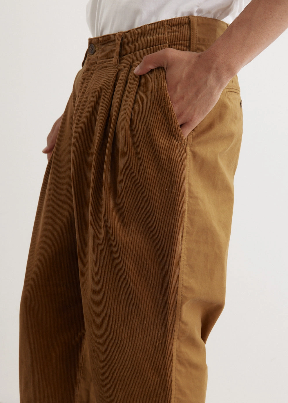 City Ready No Ride-Up Moleskin x Corduroy Panel Pants