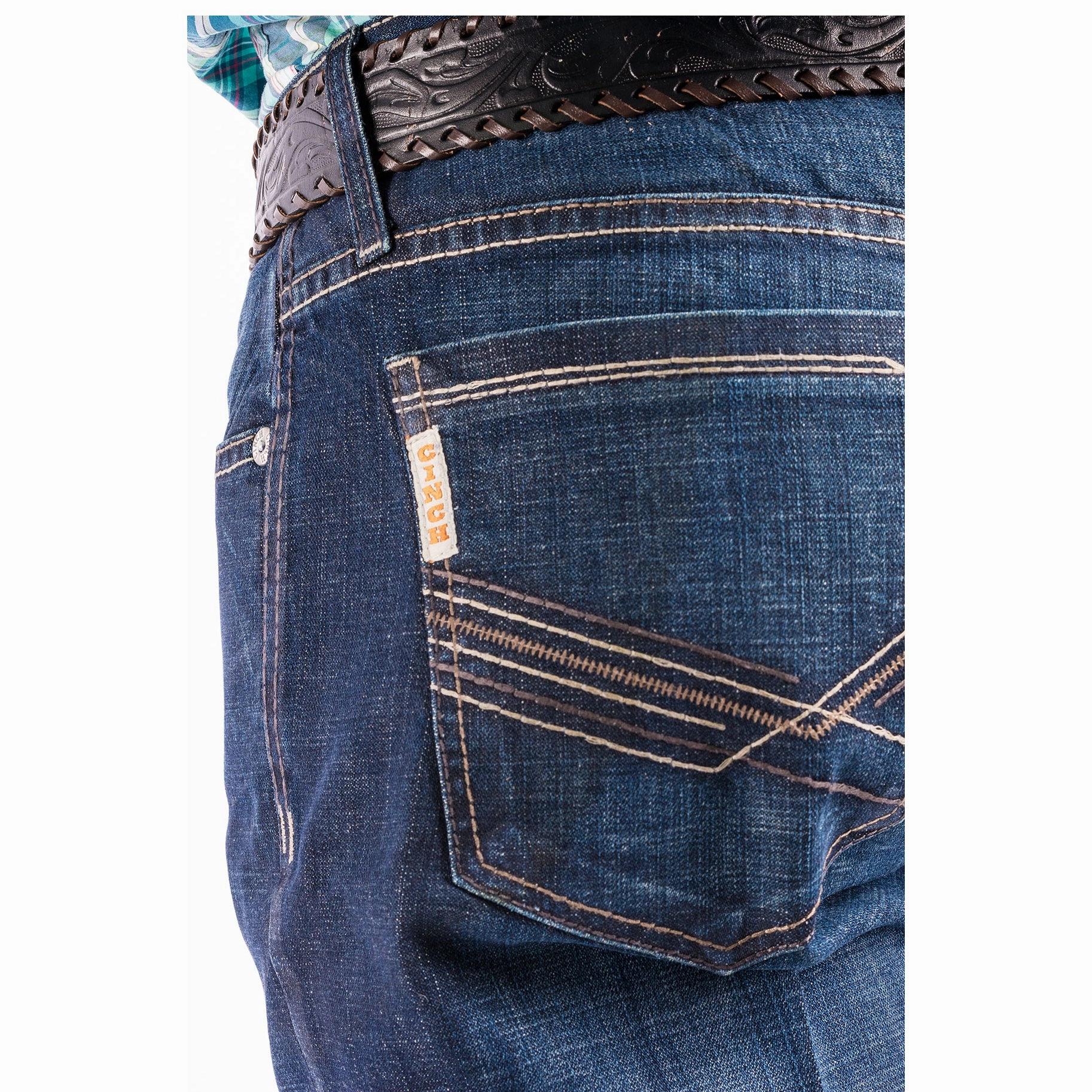 Soft Texture Cinch Dark Stone IAN Jean