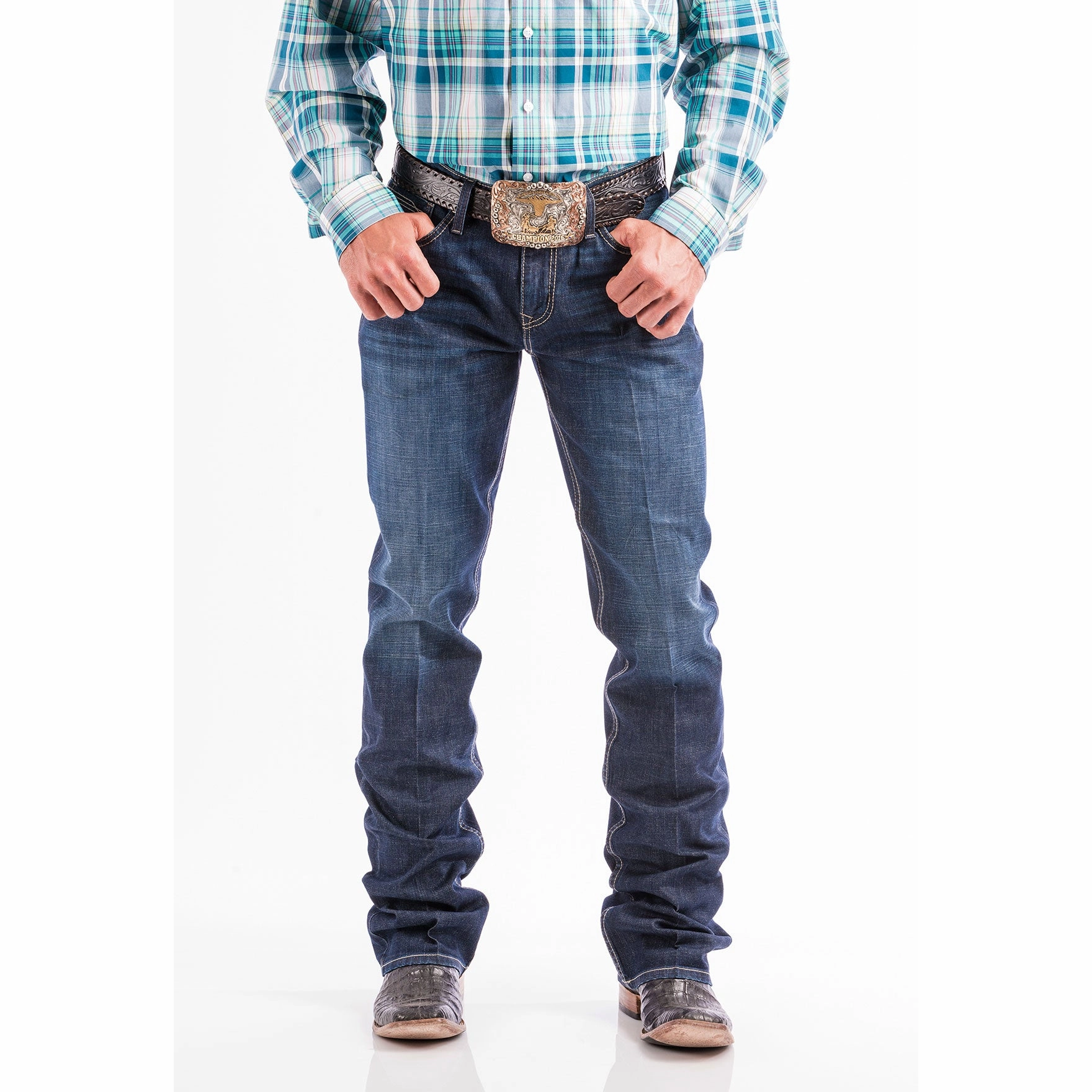 Earthy Rainy Day City Walk Cinch Dark Stone IAN Jean