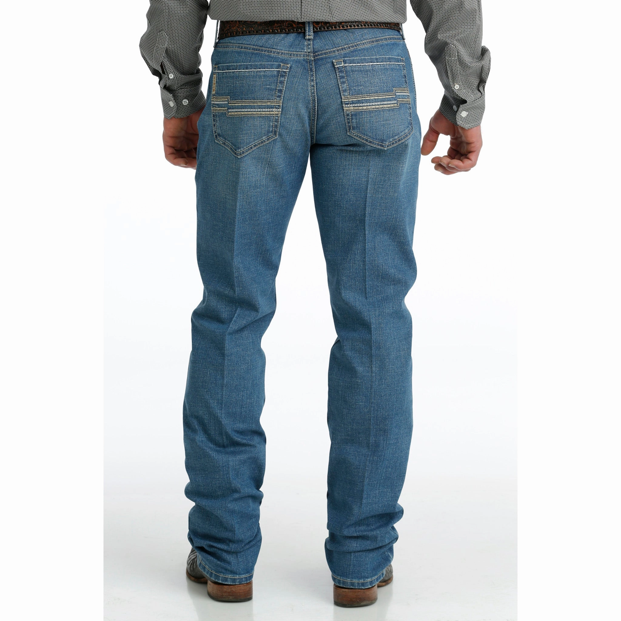 Cinch Jeans Men's Jesse Med Stone Function Fit