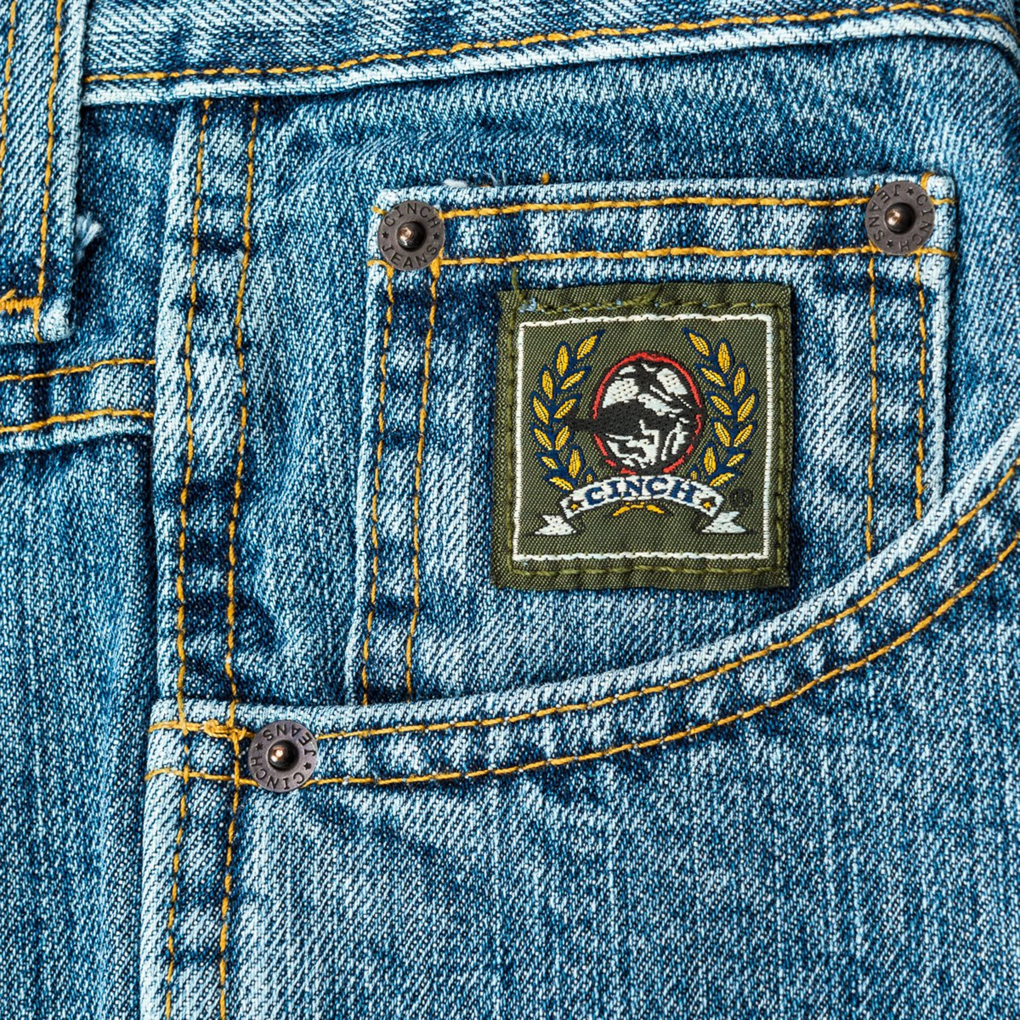 Cinch Medium Stonewash Green Label Jeans Popular Option Reliable Layer