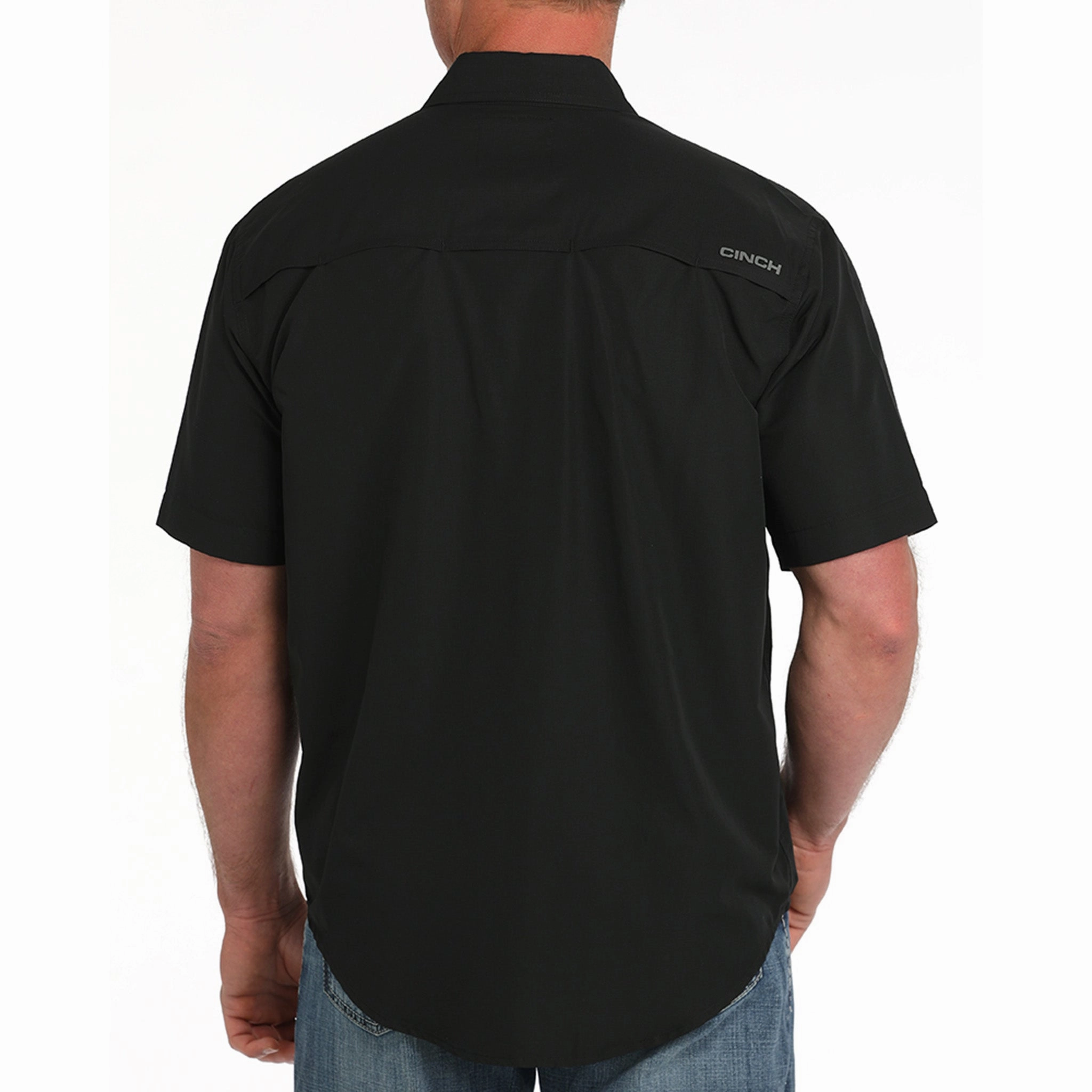 Elegant Finish Cinch Men's Black Arena Flex Shirt