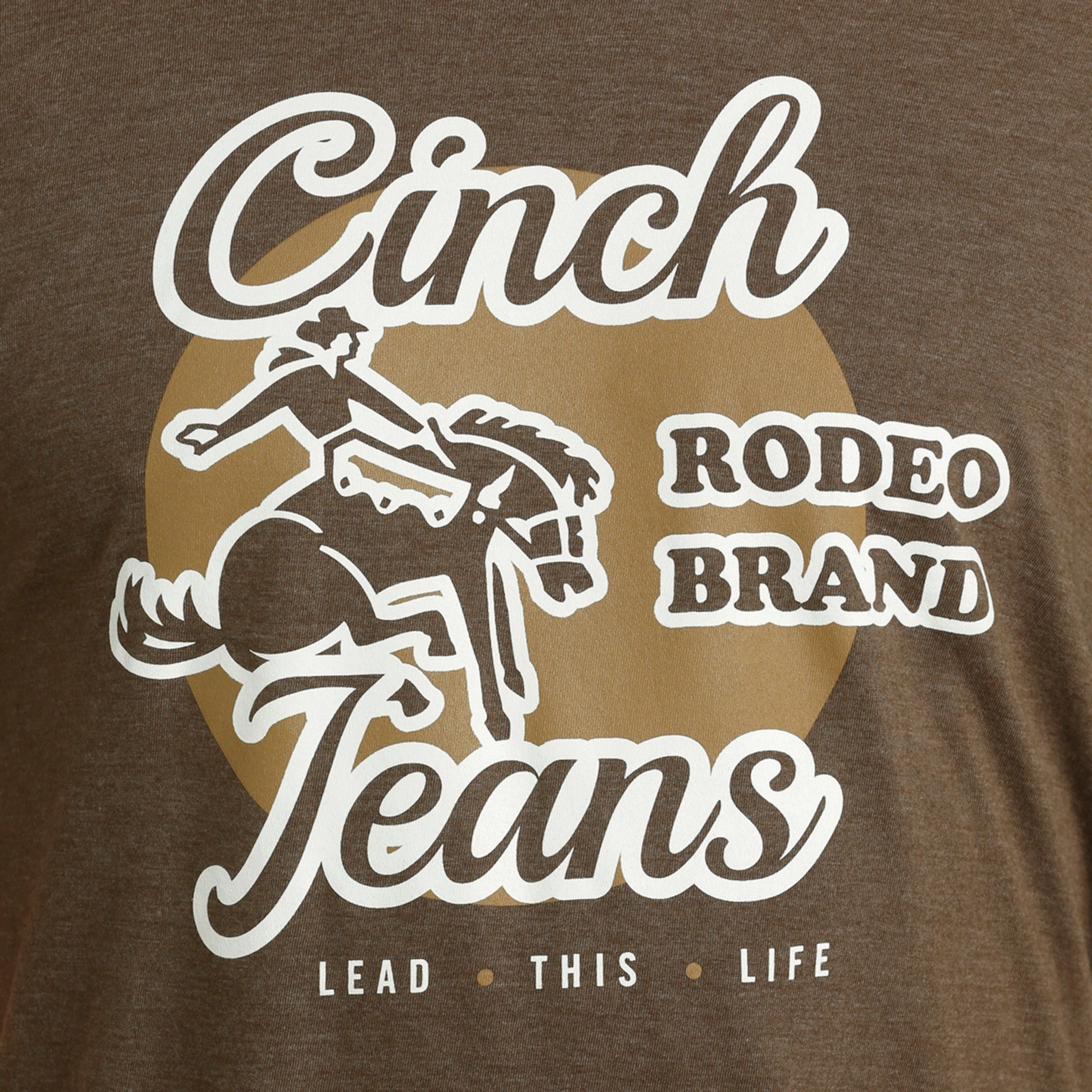 Cinch Men's Brown Rodeo Tee Eco-Friendly Choice
