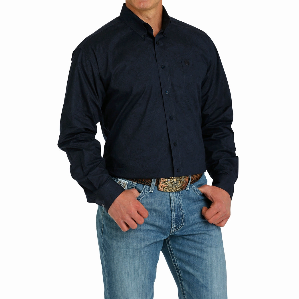 Cinch Men's Button Down Long Sleeve Casual Option