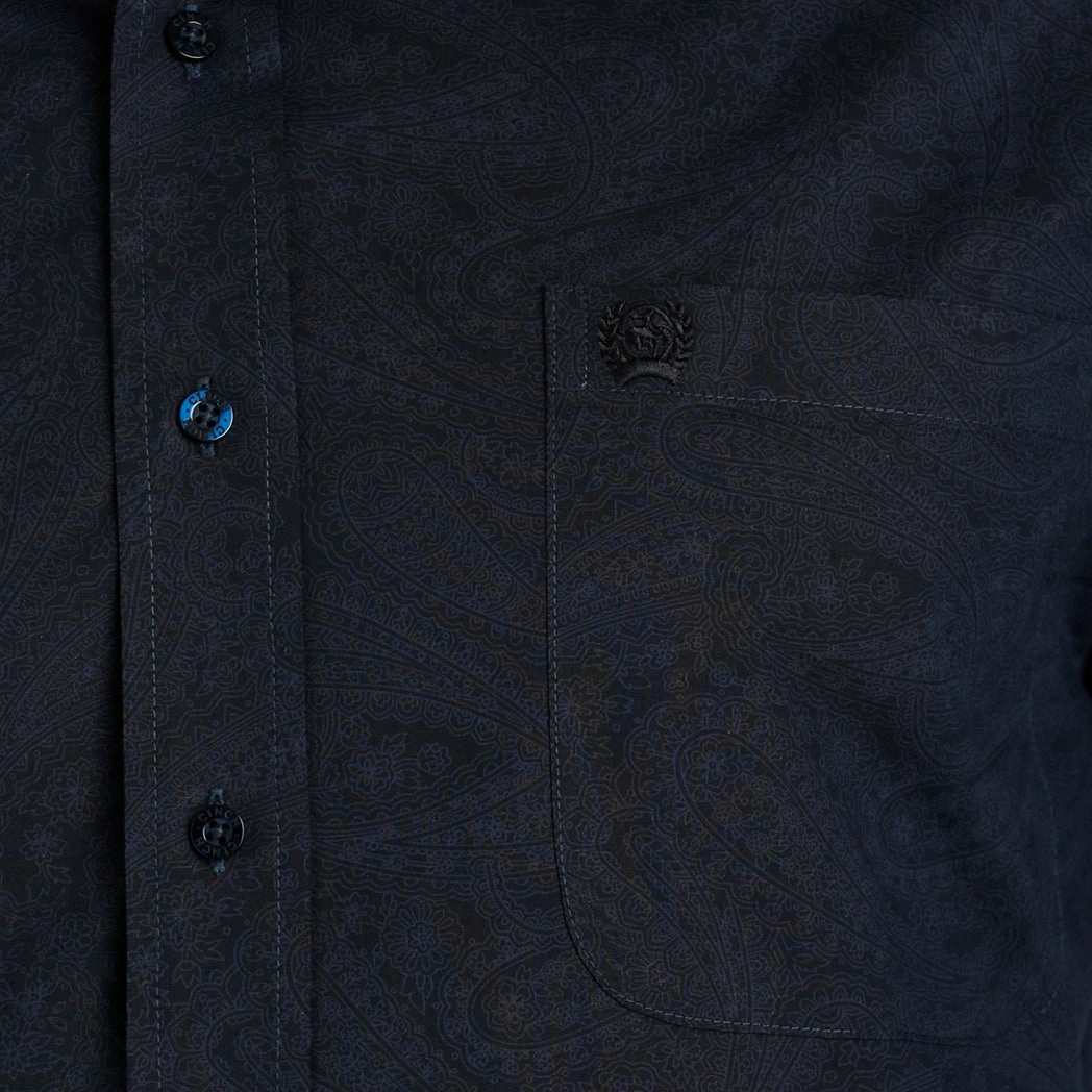 On-The-Go Style Easy Comfort Cinch Men's Button Down Long Sleeve