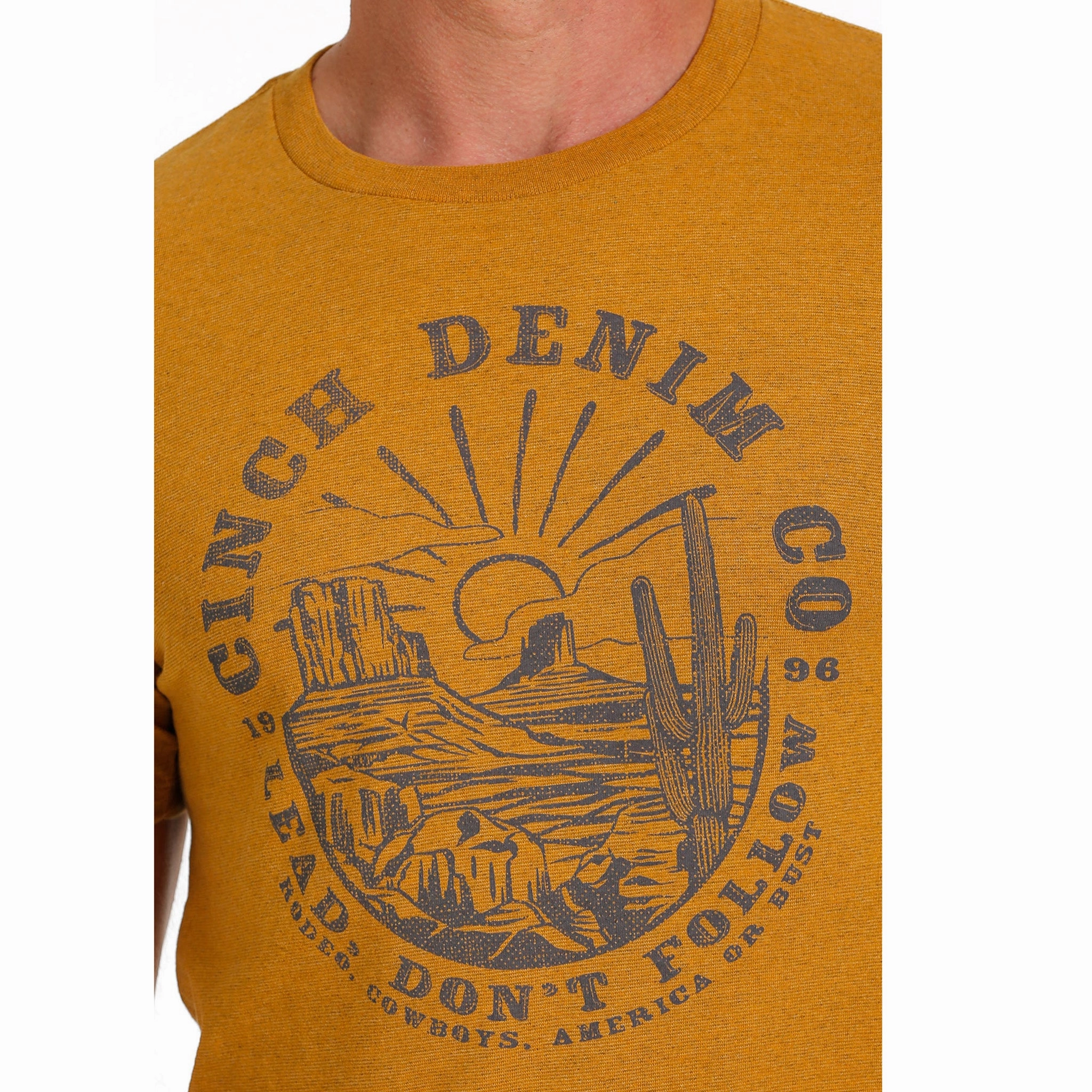 Cinch Men's Gold Tee handmade touch networking event