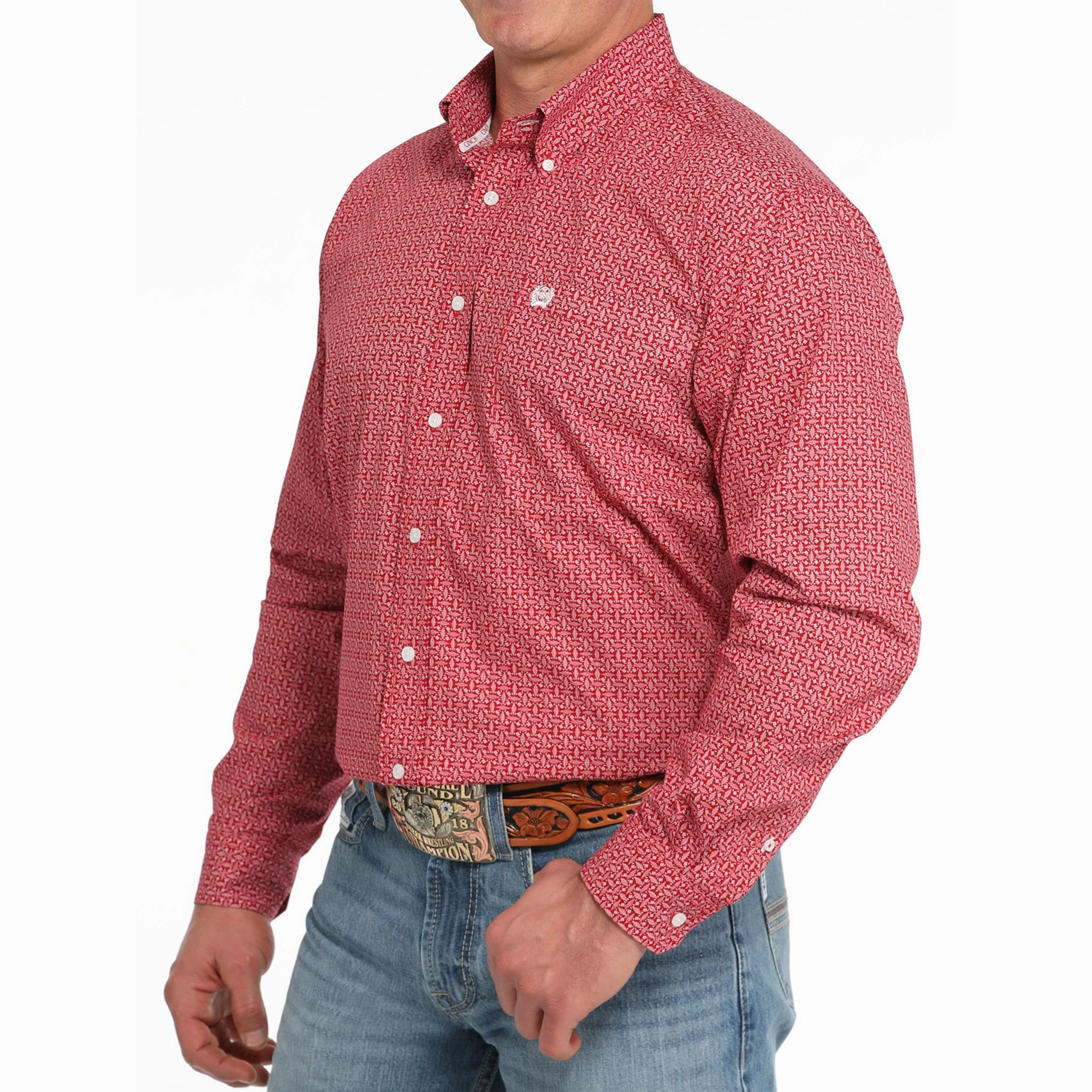 Trendy Comfort birthday celebration Cinch Men's Hash Mark Button Down