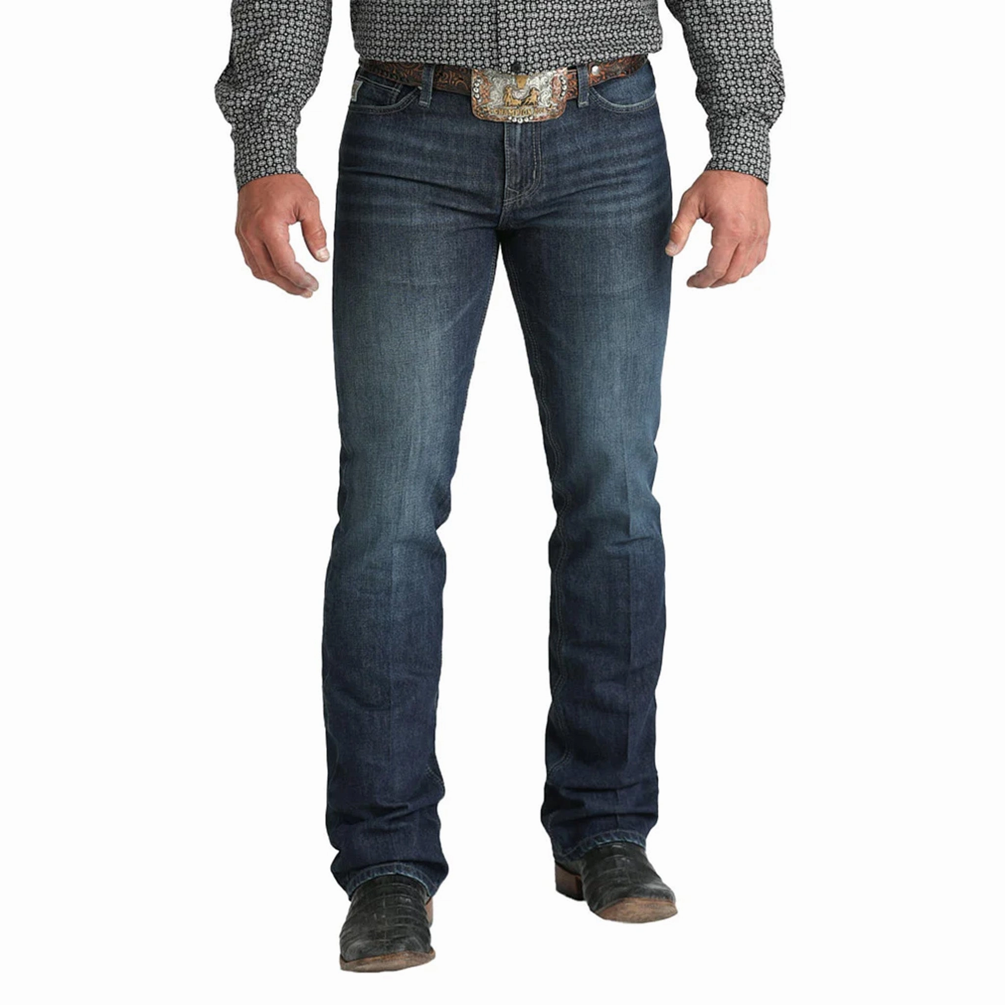Stylish Choice Lightweight Morning Stroll Durable Cinch Men's Ian Dark Stone Jeans