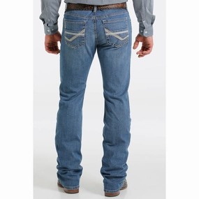 Cinch Men's Ian Medium Stone Wash Jeans Light Stretch