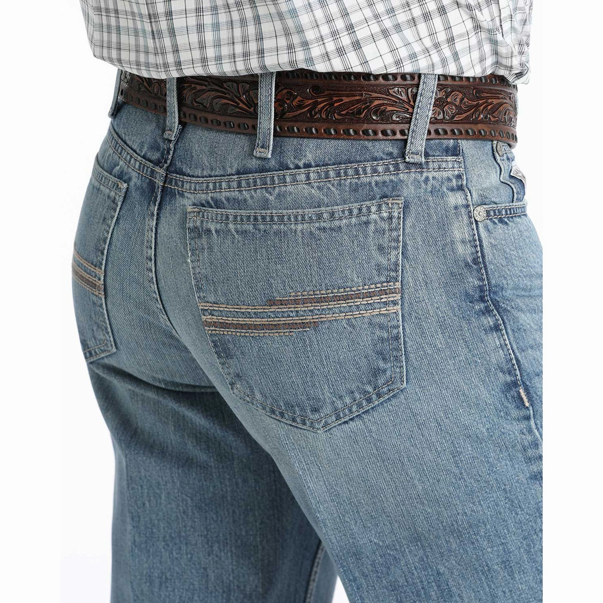 Cinch Men's Light White Label Jeans Routine Wear Outfit Routine