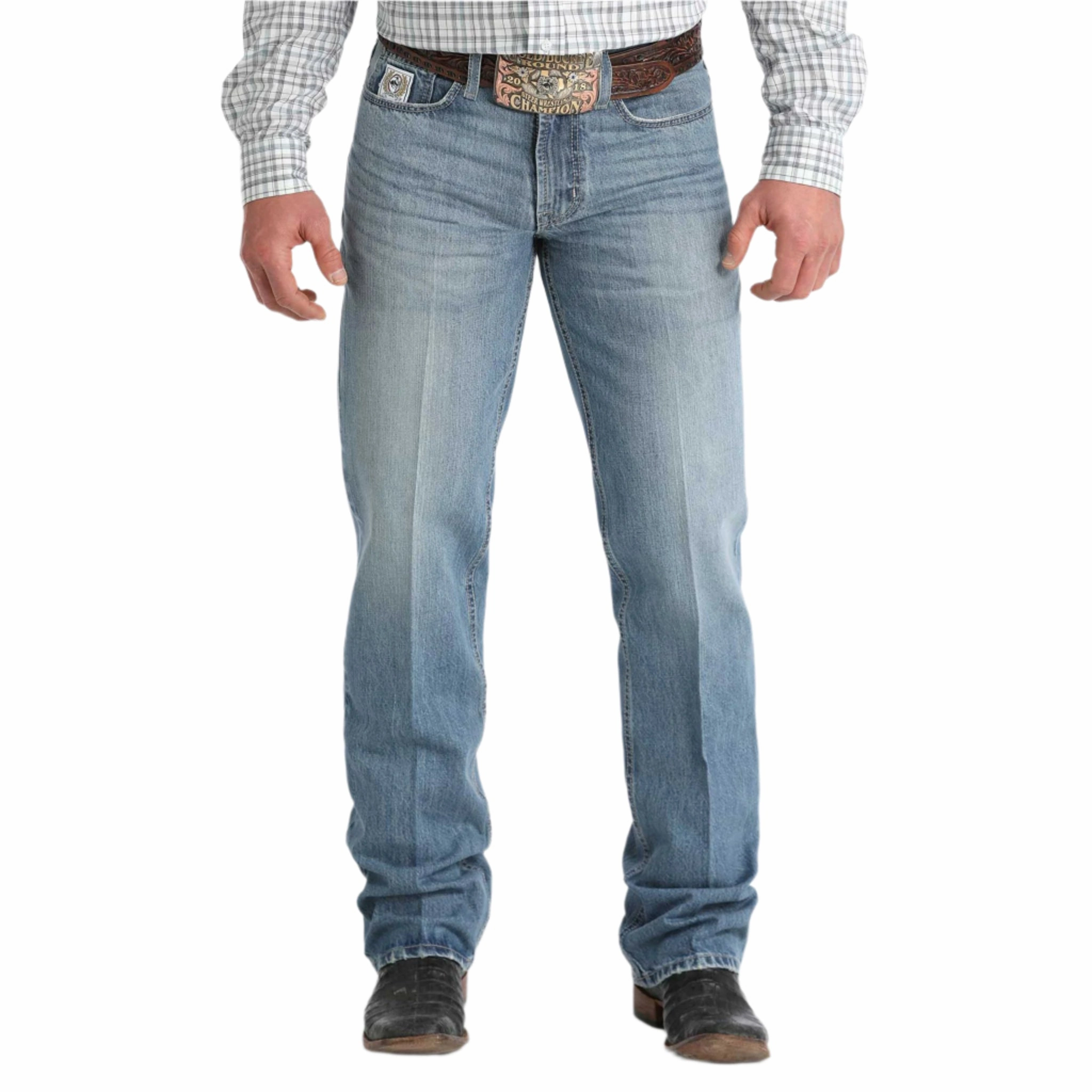 Cinch Men's Light White Label Jeans High-Quality Fit