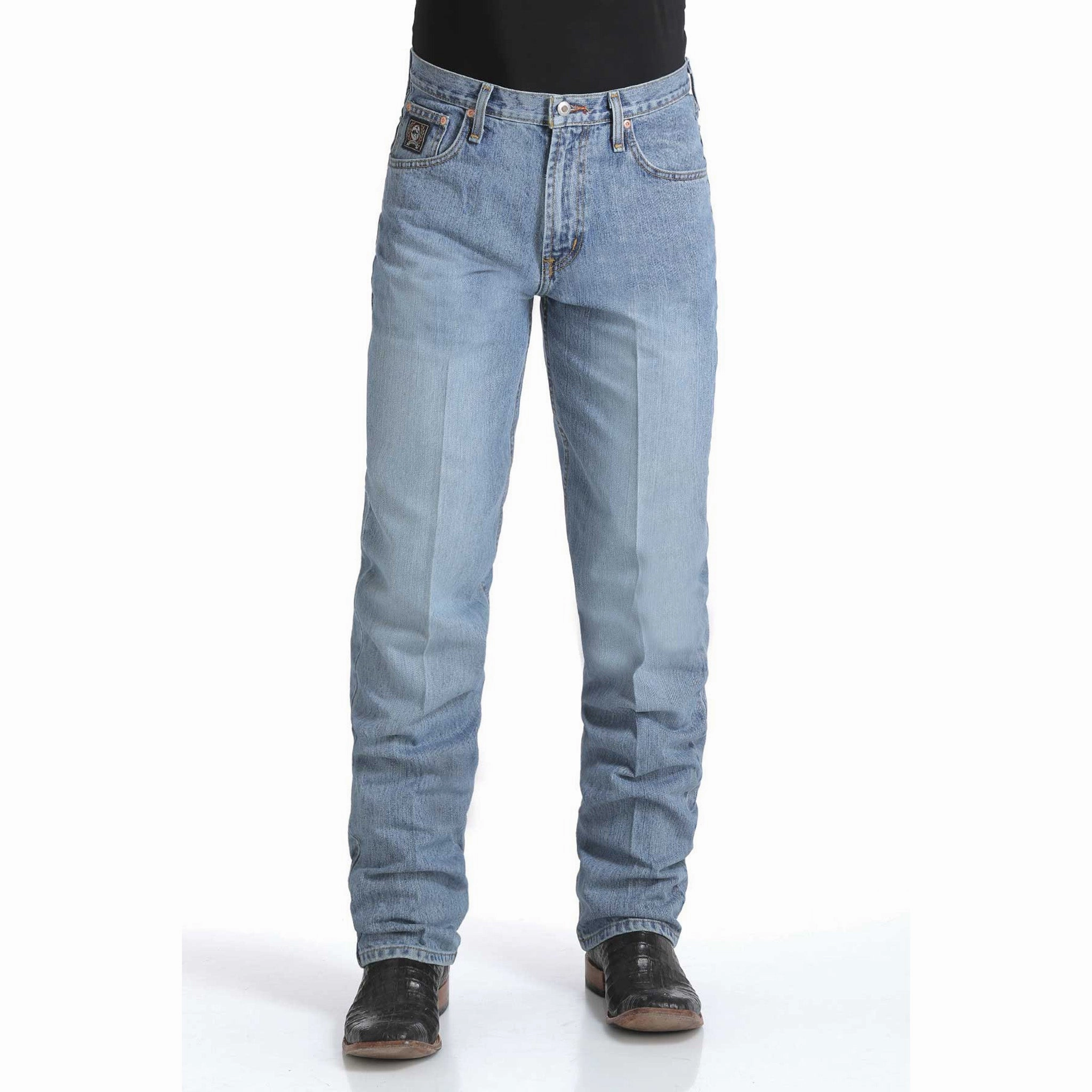 Sophisticated Look Cinch Men's Medium Stone Black Label Jeans