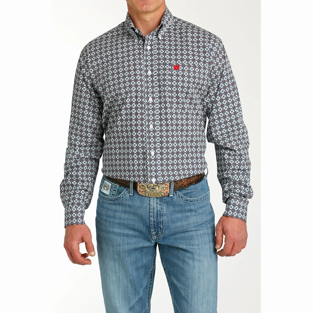 Moisture Wicking Material Cinch Men's Multi Color Geo Print