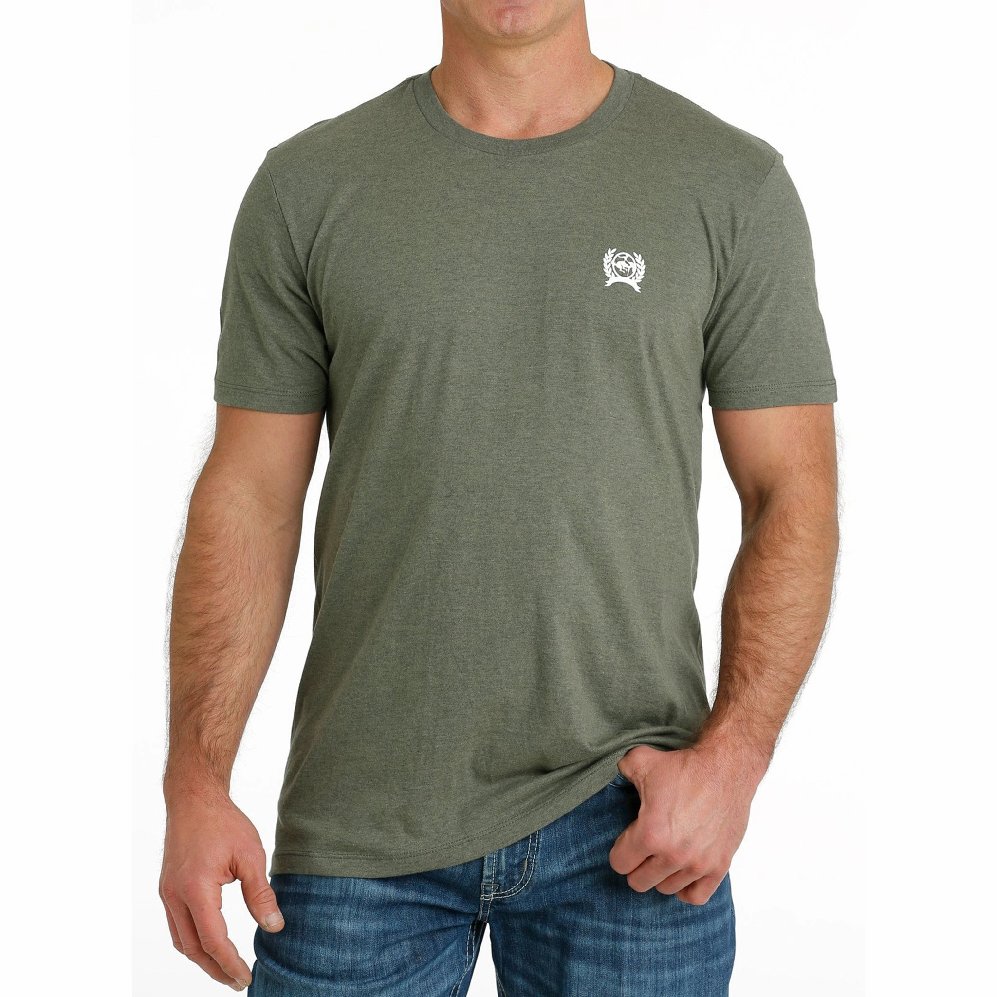 Casual Elegance Sophisticated Elegance Cinch Men's Olive Cinch Tee